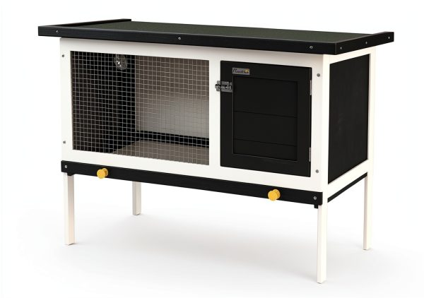 Aosom Outdoor Rabbit Hutch Weather Resistant Secure-0