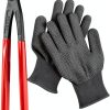 HKZTUY Ear Clamp Pliers Red Steel Nylon Grip Auto Repair-7
