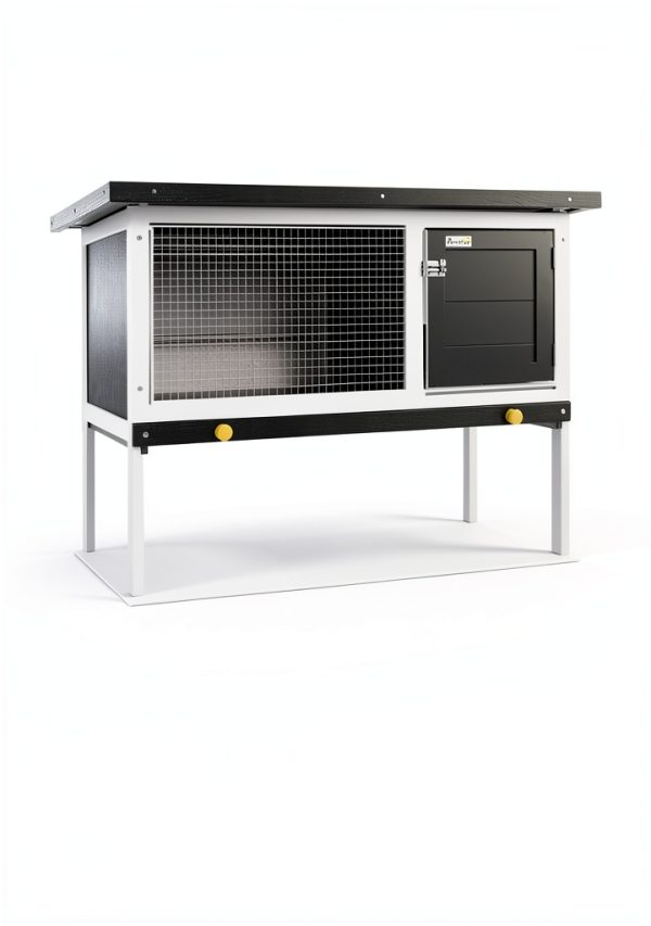 Aosom Outdoor Rabbit Hutch Weather Resistant Secure-4