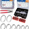 EilxMag Stainless Steel Hose Clamps Industrial Plumbing Kit-0