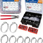EilxMag Stainless Steel Hose Clamps Industrial Plumbing Kit-0