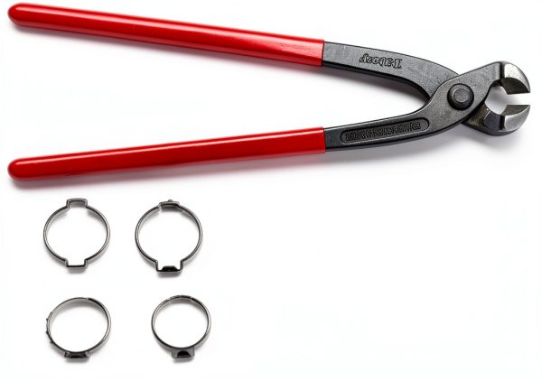 Tabazy Ear Clamps Pliers High Strength Steel Ergonomic Grip-4