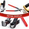 HKZTUY Ear Clamp Pliers Red Steel Nylon Grip Auto Repair-4
