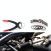 MISPIRE Stainless Steel Ear Clamps Silver Hose Fittings-3