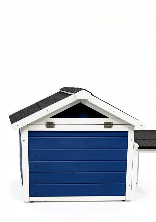 RUNSHED Rabbit Hutch Indoor Cage Solid Wood Easy Cleaning-2