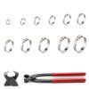 B2Jiu Stainless Steel Hose Clamps Kit with Plier 170PCS-1