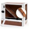 GUTINNEEN Rabbit Hutch Wheels Removable Traps Expandable-1