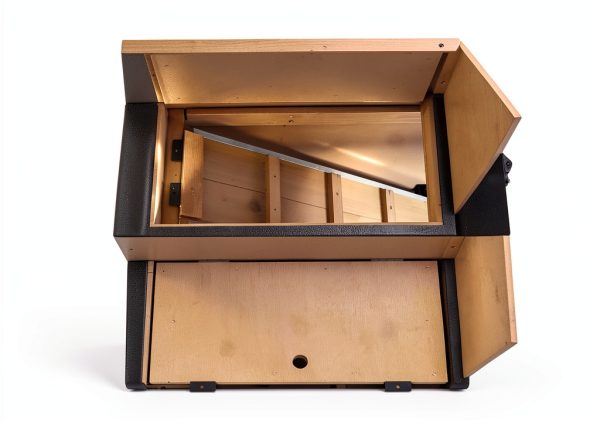 GUTINNEEN Rabbit Hutch Wheels Removable Traps Expandable-2