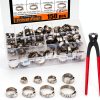 Trivd Frol Stainless Steel Hose Clamps Metallic Industrial-6