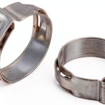 MISPIRE Stainless Steel Single Ear Hose Clamp Silver-0