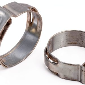 MISPIRE Stainless Steel Single Ear Hose Clamp Silver-0