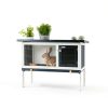 Aosom Outdoor Rabbit Hutch Weather Resistant Secure-1