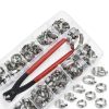 Eoppen Hose Clamp Kit Stainless Steel Corrosion Resistant-3