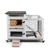Magazoopet Rabbit Hutch Solid Fir Wood Waterproof Design-6