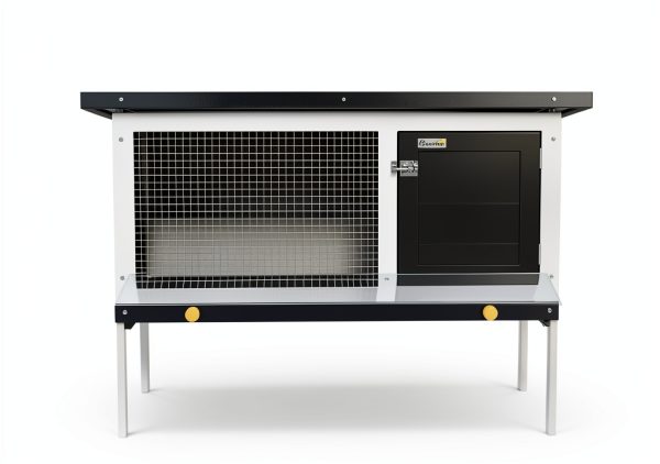 Aosom Outdoor Rabbit Hutch Weather Resistant Secure-2