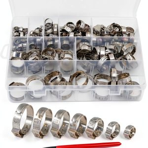 Trivd Frol Stainless Steel Hose Clamps Metallic Industrial-0