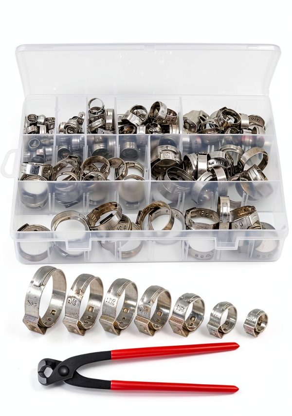 Trivd Frol Stainless Steel Hose Clamps Metallic Industrial-0