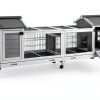 MEDEHOO Rabbit Hutch Metal Frame Easy Access Outdoor Pet-6