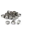 MISPIRE Stainless Steel Single Ear Hose Clamp Silver-1