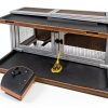 Ketive Rabbit Hutch Solid Fir Wood Two Story Indoor Cage-3