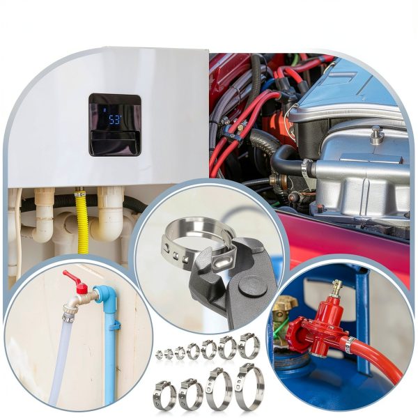 GAOHUI Stainless Steel Ear Hose Clamp Industrial Secure-5