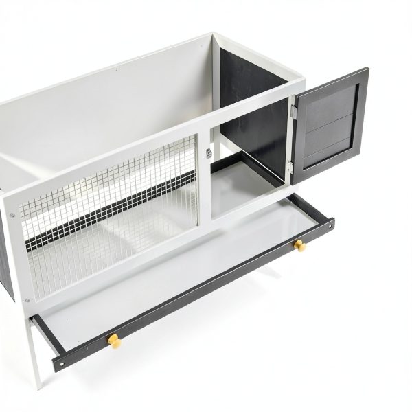 Aosom Outdoor Rabbit Hutch Weather Resistant Secure-7