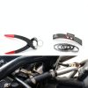 MISPIRE Stainless Steel Single Ear Hose Clamp Silver-3