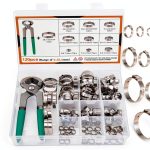 MIAHART Stainless Steel Hose Clamps 120 Pcs Tool Set-0