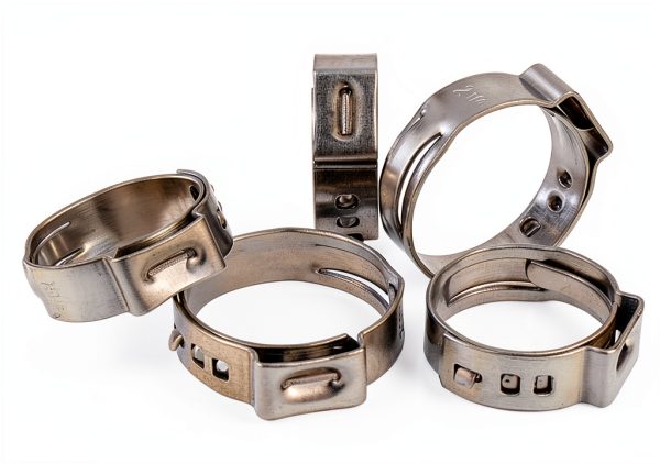 YUEARN Stainless Steel Single Ear Hose Clamps 55 Pcs-2