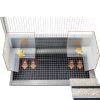 AniwuPaws Rabbit Hutch Indoor Cage Chew Proof Wheels-3