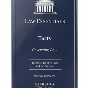 Sterling Test Prep Law Essentials Torts Bar Exam Guide 154‑Page Print-0