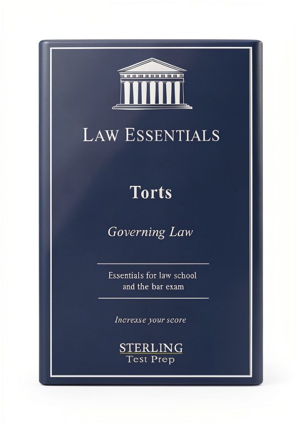 Sterling Test Prep Law Essentials Torts Bar Exam Guide 154‑Page Print-0