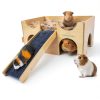 Guinea Pig Hideout by Tiny Royals Natural Wood-6