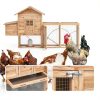 GOJOOASIS Wooden Chicken Coop 80x44 Outdoor-2