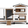 Mayugardening Rabbit Hutch 2-Story Waterproof Design-2