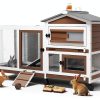 Mayugardening Rabbit Hutch 2-Story Waterproof Design-3