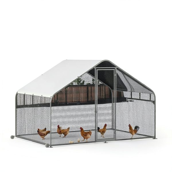 PETS TUFF Chicken Run Coop for Small Animals-7