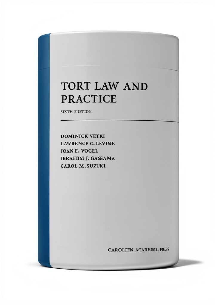 Student reading Torts Law eBook on a Kindle device