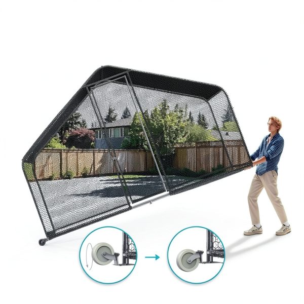 PETS TUFF Chicken Run Coop for Small Animals-3