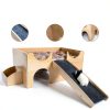 Guinea Pig Hideout by Tiny Royals Natural Wood-2
