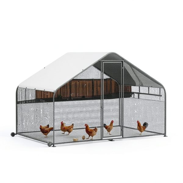 PETS TUFF Chicken Run Coop for Small Animals-0