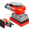 Random Orbit Air Palm Sander, 3 in 4 in, one eighth in Orbit, 10,000 OPM, Air Squares Sanding Machine, Electric Orbit Sander, Non Vacuum Orbital Sander for Wood Sanding, Car Waxing, etc-3