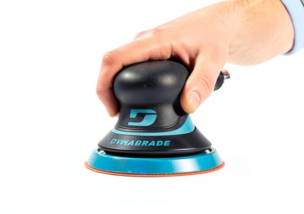 Dynabrade (X52H) Dynorbital Extreme 5" (127 mm) Diameter Random Orbital Sander, Non-Vacuum, Hook-Face Pad Face | Proportionate 3/32" (2.5 mm) Diameter Orbit | 12000 RPM Pneumatic Motor-1