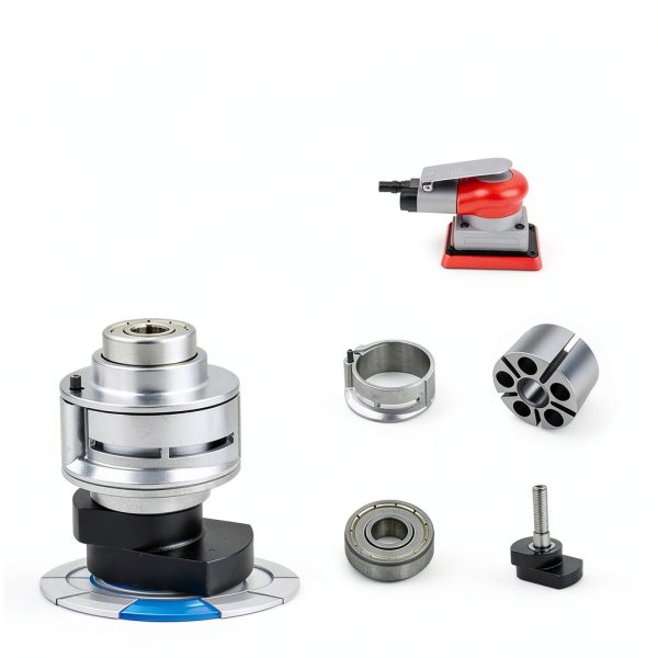Random Orbit Air Palm Sander, 3 in 4 in, one eighth in Orbit, 10,000 OPM, Air Squares Sanding Machine, Electric Orbit Sander, Non Vacuum Orbital Sander for Wood Sanding, Car Waxing, etc-7