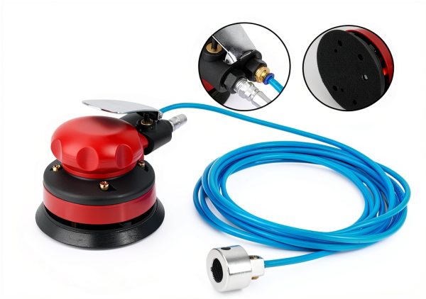 5 inch Air Random Orbital Palm Sander Reminnbor 5in Wet Pneumatic-0