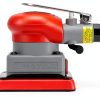 Random Orbit Air Palm Sander, 3 in 4 in, one eighth in Orbit, 10,000 OPM, Air Squares Sanding Machine, Electric Orbit Sander, Non Vacuum Orbital Sander for Wood Sanding, Car Waxing, etc-6