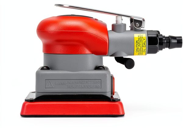 Random Orbit Air Palm Sander, 3 in 4 in, one eighth in Orbit, 10,000 OPM, Air Squares Sanding Machine, Electric Orbit Sander, Non Vacuum Orbital Sander for Wood Sanding, Car Waxing, etc-6