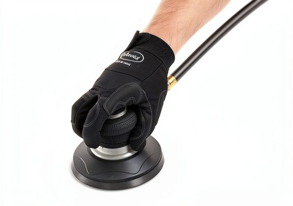 Eastwood 6 in. Air Random Orbital Palm Sander Dual Action Pneumatic-7