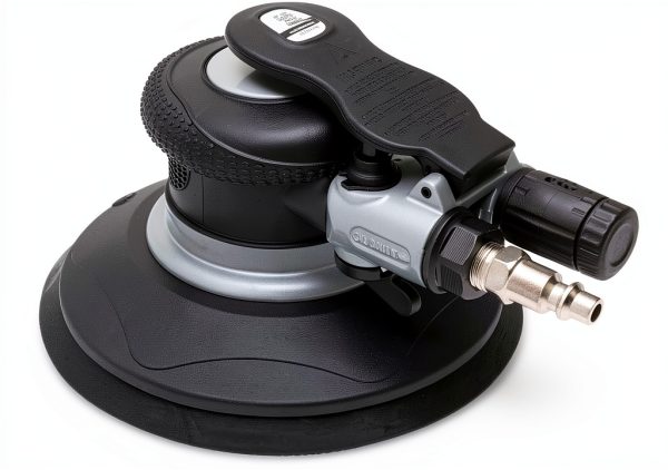 Eastwood 6 in. Air Random Orbital Palm Sander Dual Action Pneumatic-0