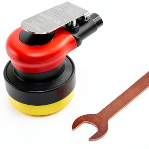 POWER AERO NOVIA 3 Inch Mini DA Air Sander Compact Pneumatic Finishing-0